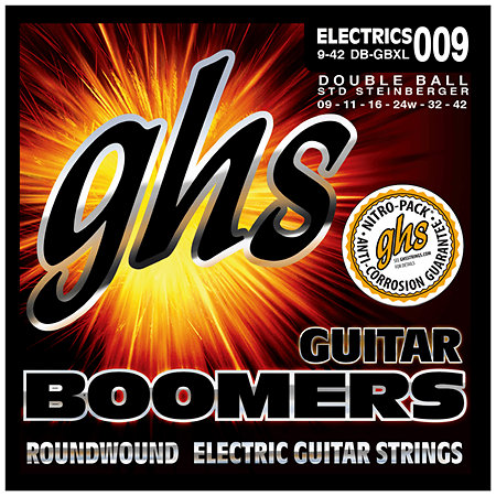 GHS DB-GBXL Double Ball End Boomers Extra Light 09-42