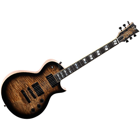 ESP USA Eclipse See Thru Black Sunburst + Étui