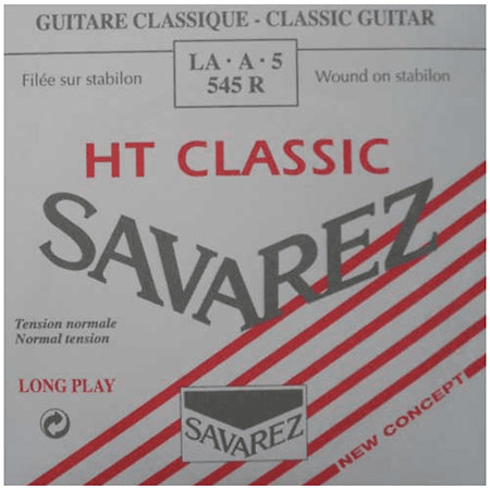 Savarez 545R Filée Métal Argenté 5e Red