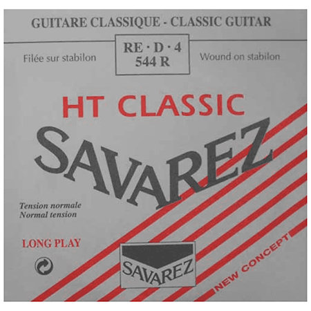 Savarez 544R Filée Métal Argenté 4e Red