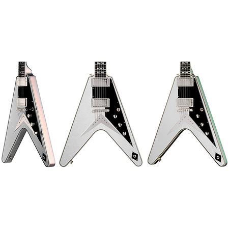 Flying V Custom Futura Quicksilver Shift + Housse Epiphone