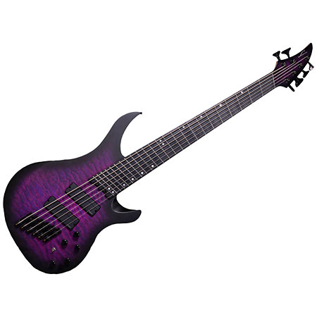 Legator Ninja 6-string Multiscale Purple to Black