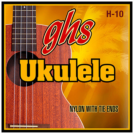 GHS H-10 Soprano/Concert Black Nylon 25-28