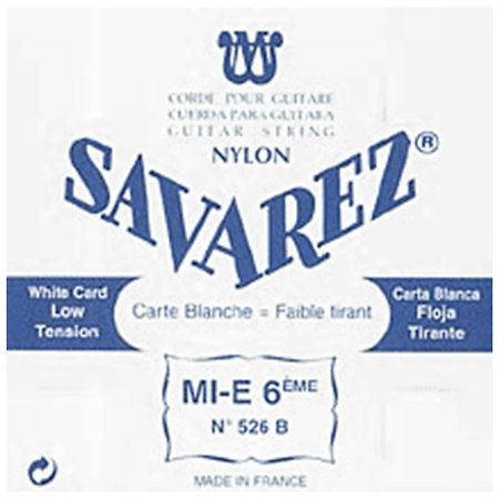 Savarez 526B Filé Métal Argenté 6e White