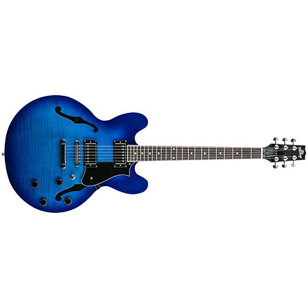Ascent+ Collection H-535 Royal Blue Burst Heritage Guitar