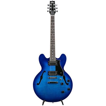 Ascent+ Collection H-535 Royal Blue Burst Heritage Guitar