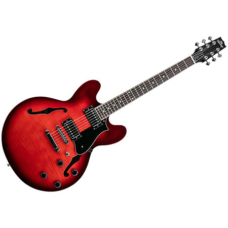 Heritage Guitar Ascent+ Collection H-535 Scarlet Red Burst