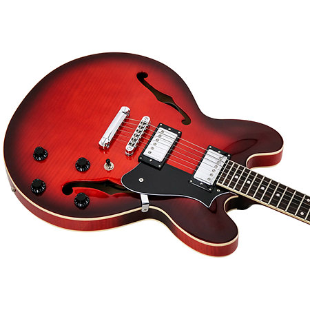 Heritage Guitar Ascent+ Collection H-535 Scarlet Red Burst