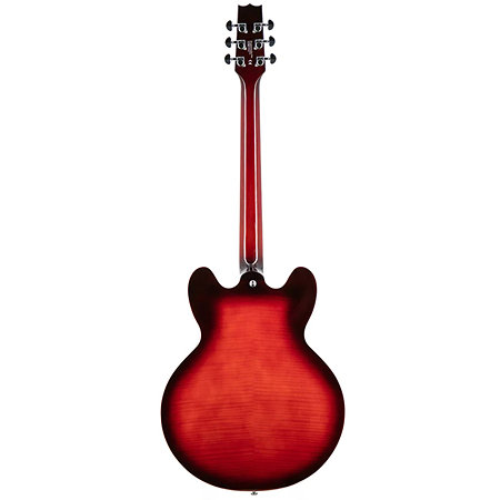 Ascent+ Collection H-535 Scarlet Red Burst Heritage Guitar
