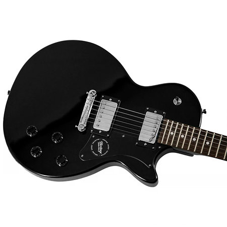 Ascent Collection H-137 Black Heritage Guitar