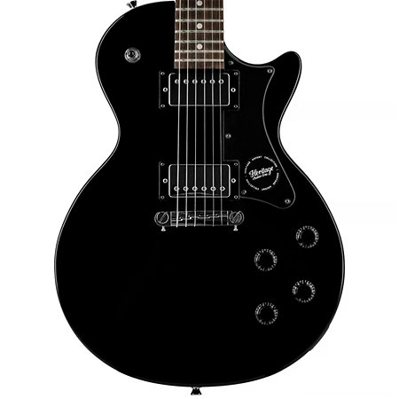 Ascent Collection H-137 Black Heritage Guitar