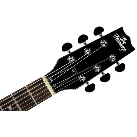 Ascent Collection H-137 Black Heritage Guitar