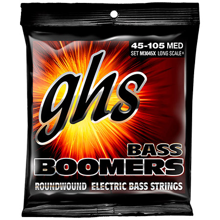 GHS M3045X Bass Boomers Extra Long Scale Medium 45-105