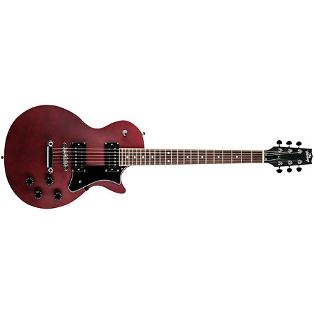 Ascent Collection H-150 Matte Burgundy Heritage Guitar