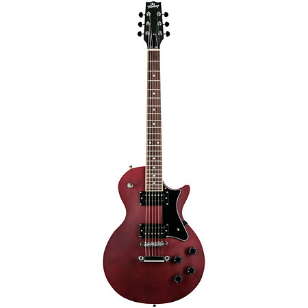 Ascent Collection H-150 Matte Burgundy Heritage Guitar