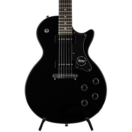 Ascent Collection H-137 P90 Black Heritage Guitar