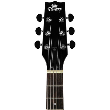 Ascent Collection H-137 P90 Black Heritage Guitar