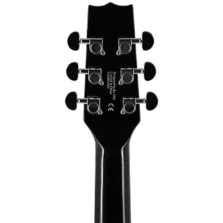 Ascent Collection H-137 P90 Black Heritage Guitar