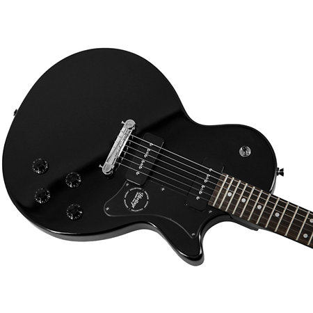 Ascent Collection H-137 P90 Black Heritage Guitar