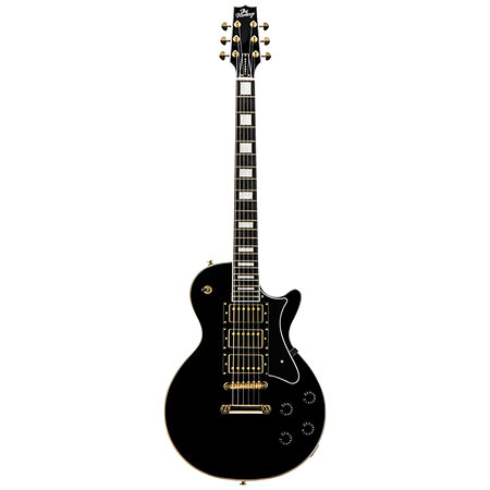 Ascent+ Collection H-157 3-Pickup Ebony Heritage Guitar
