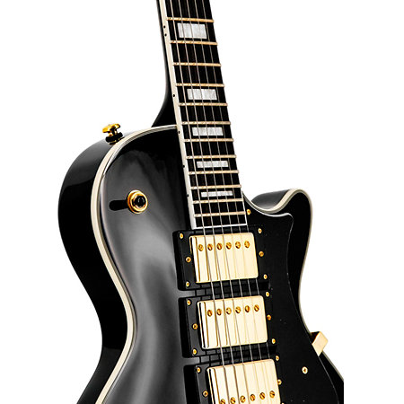 Ascent+ Collection H-157 3-Pickup Ebony Heritage Guitar