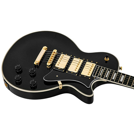 Ascent+ Collection H-157 3-Pickup Ebony Heritage Guitar