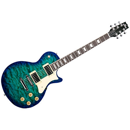 Heritage Guitar Ascent+ Collection H-150 Lake Blue Burst