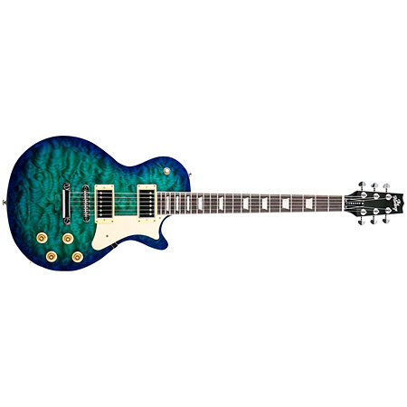 Ascent+ Collection H-150 Lake Blue Burst Heritage Guitar