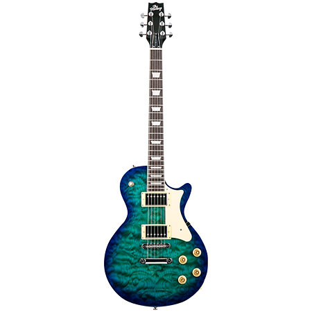 Ascent+ Collection H-150 Lake Blue Burst Heritage Guitar
