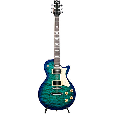 Ascent+ Collection H-150 Lake Blue Burst Heritage Guitar
