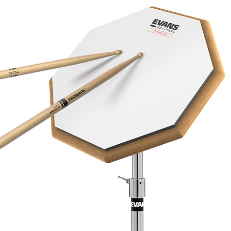 Evans EVSP-RF10G-AT RealFeel Attacktile Pack scolaire avec pad d'entraînement
