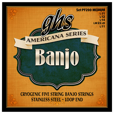 GHS PF200 Banjo Americana Series Medium 11-11