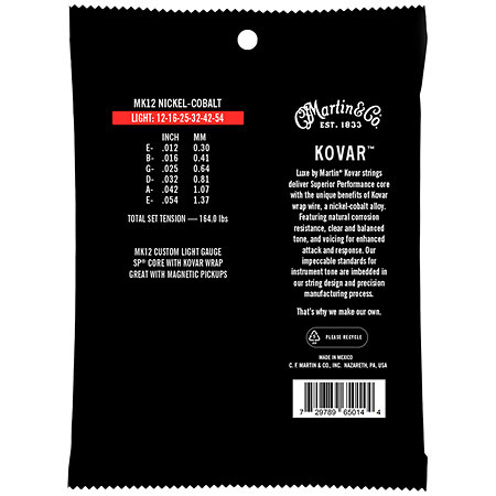Martin Strings Kovar MK12 Light 12-54