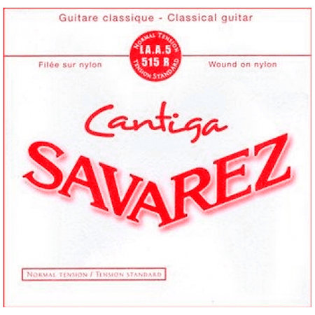 Savarez 515R Filée Métal Argenté 5e Red