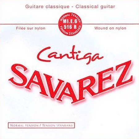 Savarez 516R Filée Métal Argenté 6e Red