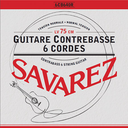 Savarez 6CB640R Contrebasse 6 cordes 75 cm