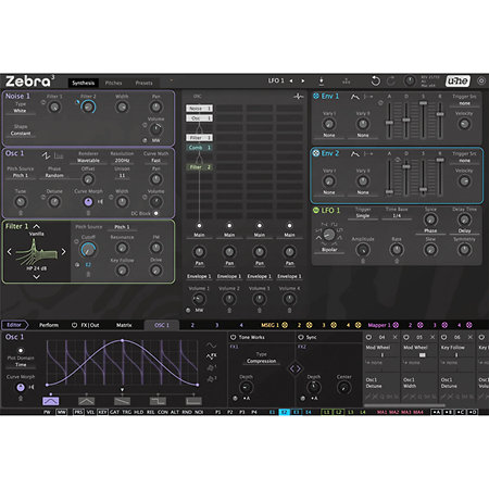u-he Software Zebra 3 (licence)