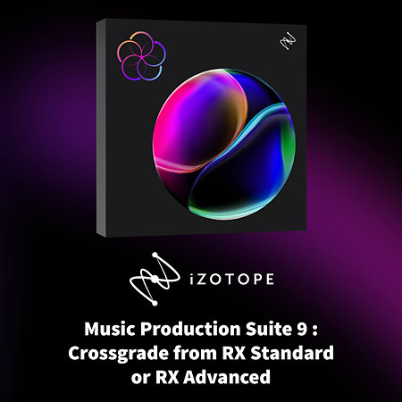 Music Production Suite 9 : Crossgrade depuis RX Std or RX Adv (licence) Izotope