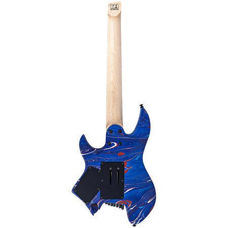 X6 7-String Headless Blue Swirl Larry Carlton