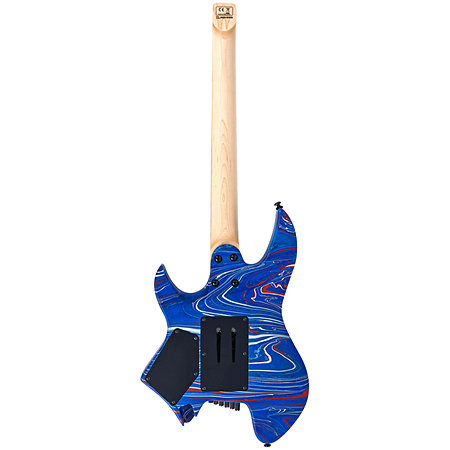X6 6-String Headless Blue Swirl Larry Carlton