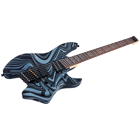 X6 6-String Headless Black Swirl Larry Carlton