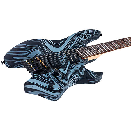 X6 6-String Headless Black Swirl Larry Carlton