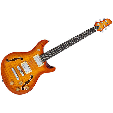 Larry Carlton Q7 Hollow Amber Burst