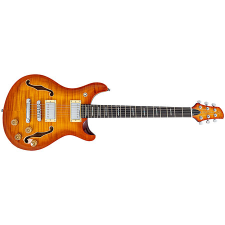 Larry Carlton Q7 Hollow Amber Burst