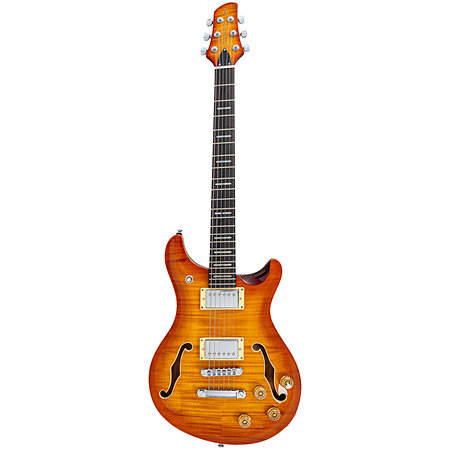 Q7 Hollow Amber Burst Larry Carlton