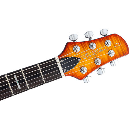 Q7 Hollow Amber Burst Larry Carlton