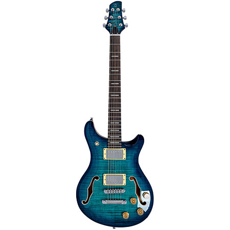 Q7 Hollow Transparent Blue Larry Carlton