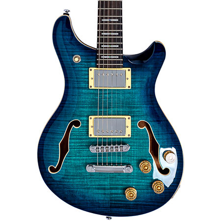 Q7 Hollow Transparent Blue Larry Carlton