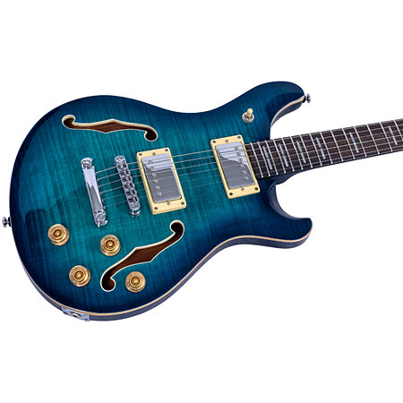 Q7 Hollow Transparent Blue Larry Carlton