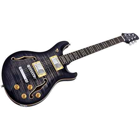 Q7 Hollow Transparent Black Larry Carlton